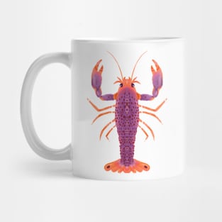 Purple and Orange Reef Lobster Mug